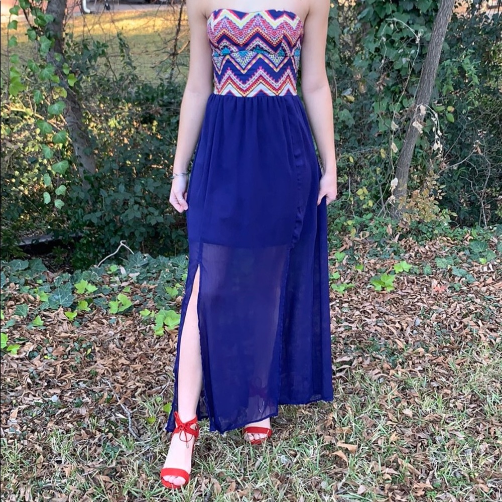 Strapless Maxi Dress